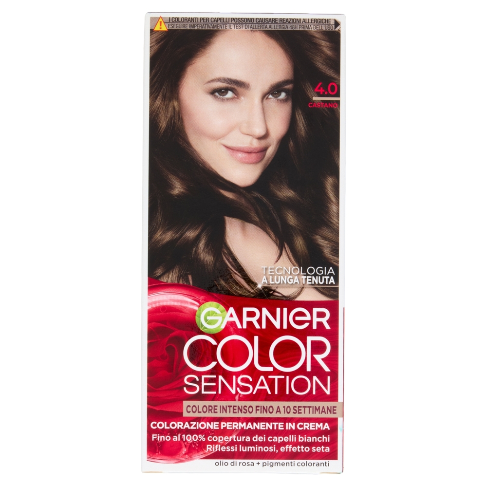 Garnier Color Sensation Colorazione Permanente in Crema 4.0 Castano